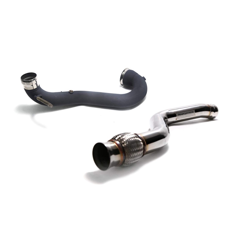 ARMYTRIX Ceramic Coated High-Flow Performance Race Downpipe | Link Pipe Mercedes-Benz A-Class | CLA-Class | GLA-Class AMG 13-19