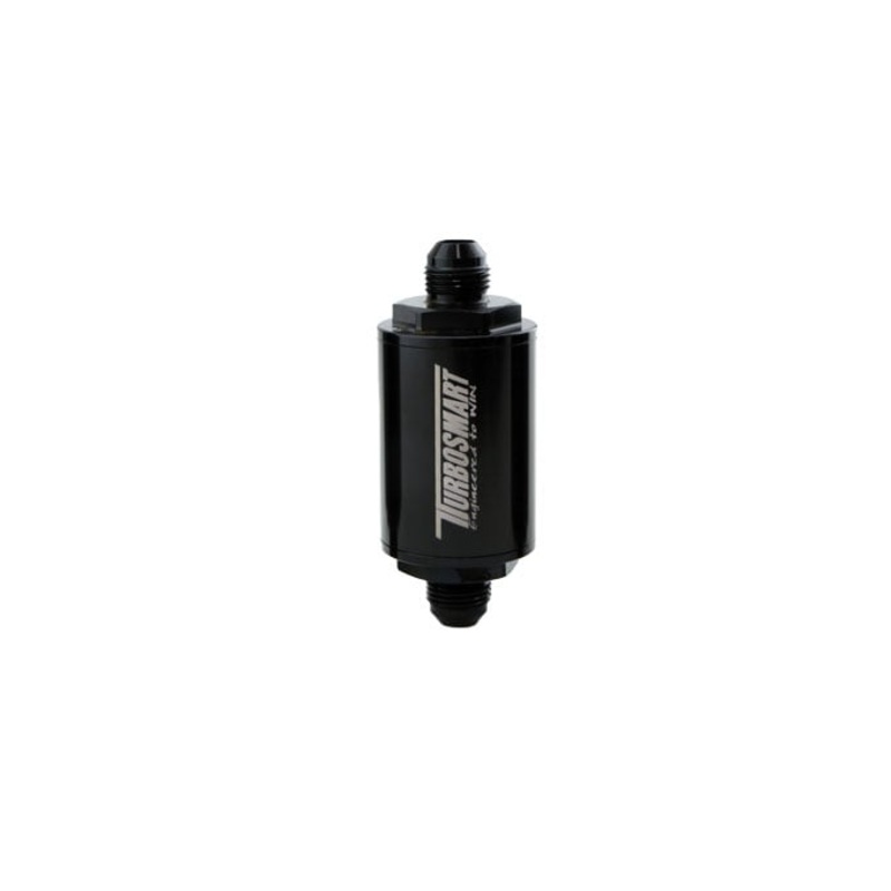 TURBOSMART Billet Fuel Filter (10um) Suit -8AN (Black)