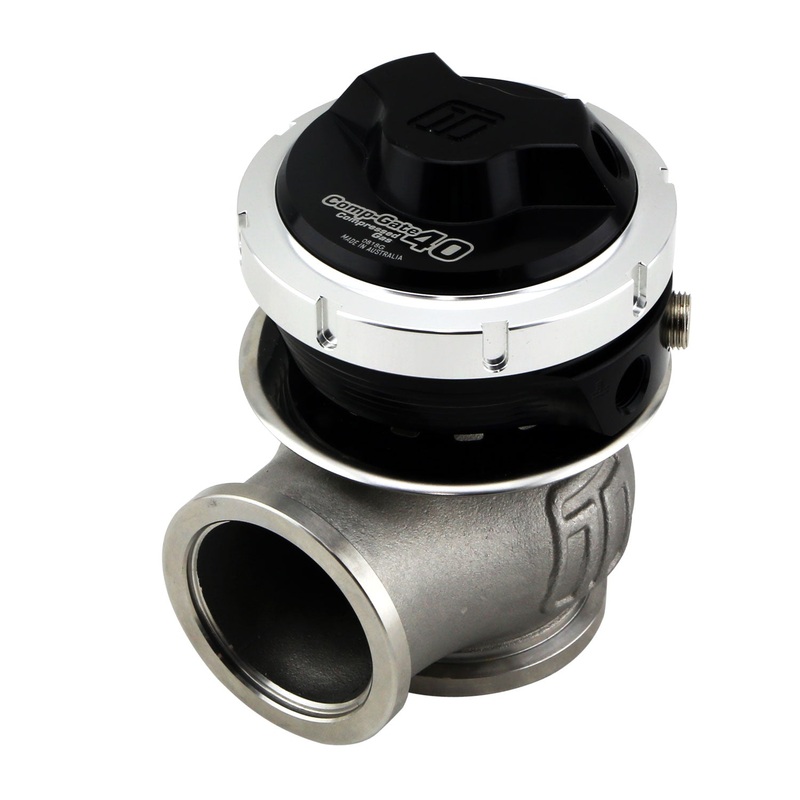TURBOSMART GenV CompGate40CG Compressed Gas 5psi External Wastegate (Black)