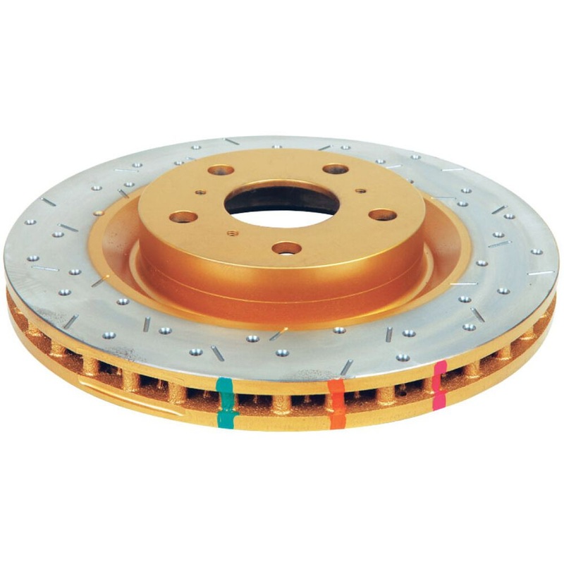 DBA HD 4000 Drilled Slotted Brake Rotor(FRONT)/PAIR (DBA4200XS)for HONGDA PRELUDE SI BB