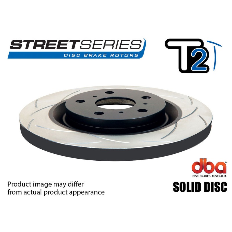 DBA ROTOR PAIR Street T2 Slot KP FOR [ VW Transporter / Multivan 2009-> F ]