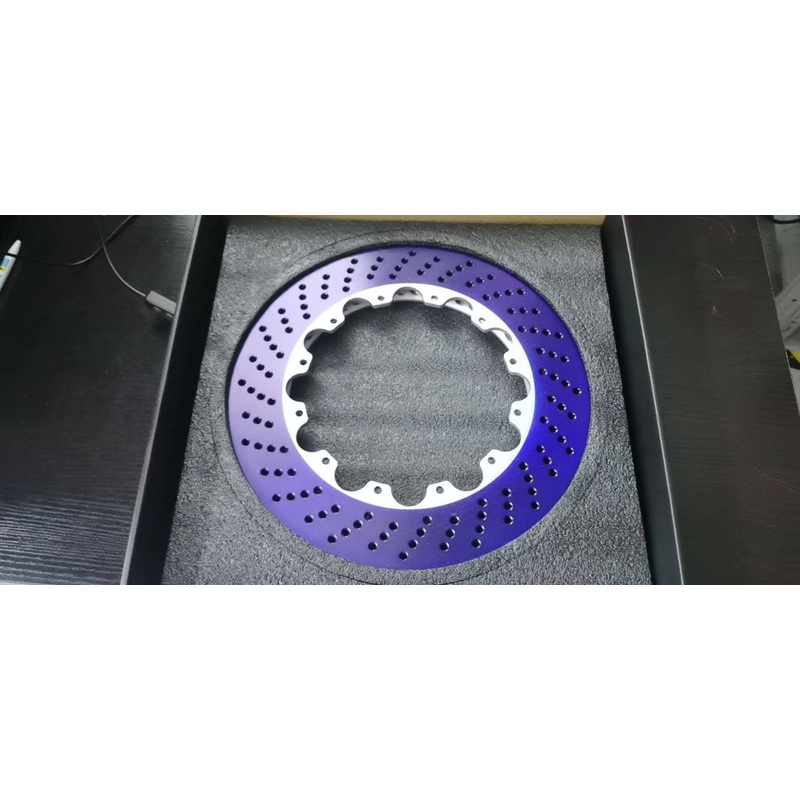 KPRacing performance cross-drilled two-piece rotrs 355 x 32mm