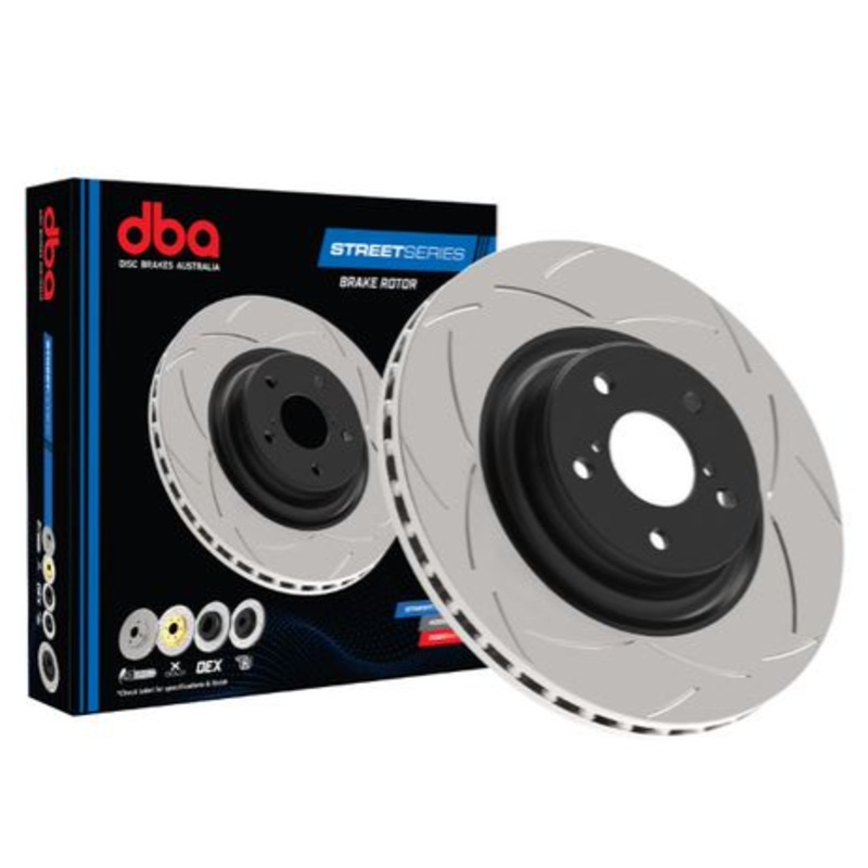 2 X DBA T2 SLOTTED FRONT ROTORS FOR GWM TANK 300