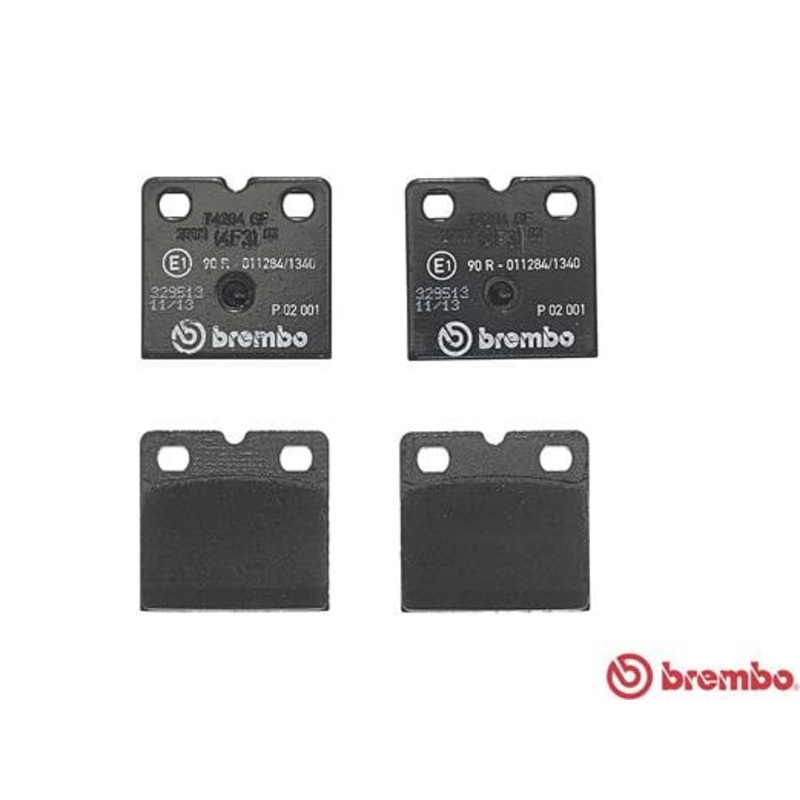 Brembo P02001 Original Replacement LOW-MET Parking Brake Pad Set