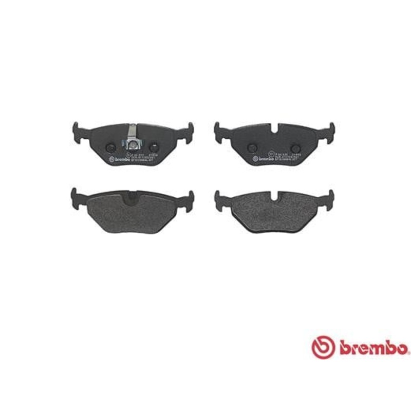 Brembo P06025 Original Replacement LOW-MET Brake Pad Set