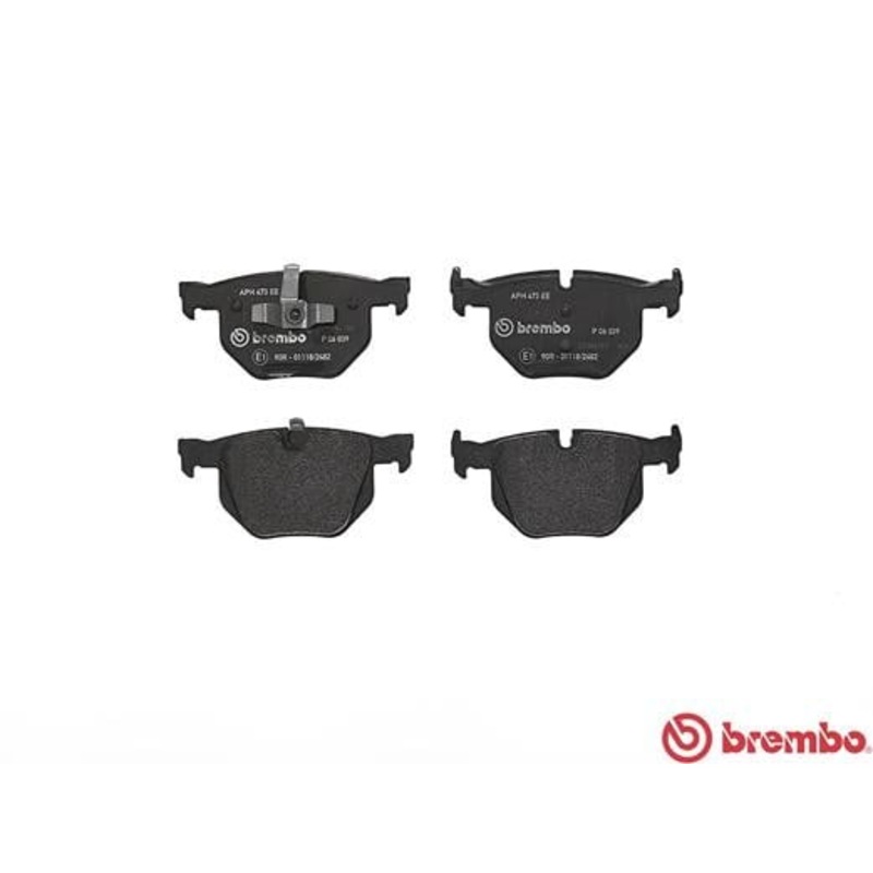 Brembo P06039 Original Replacement LOW-MET Brake Pad Set