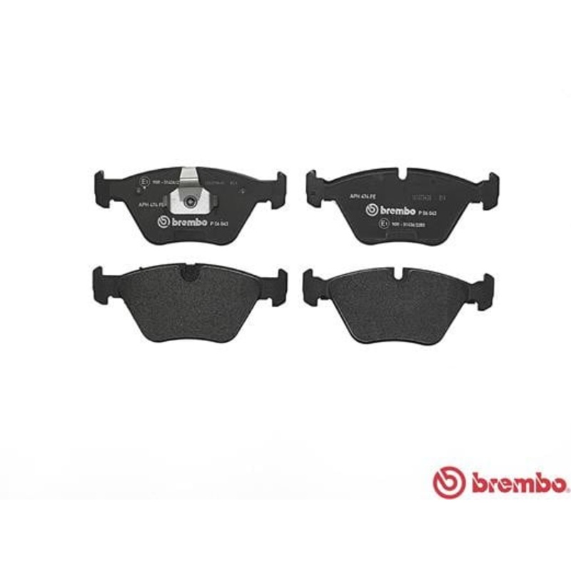 Brembo P06043 Original Replacement LOW-MET Brake Pad Set