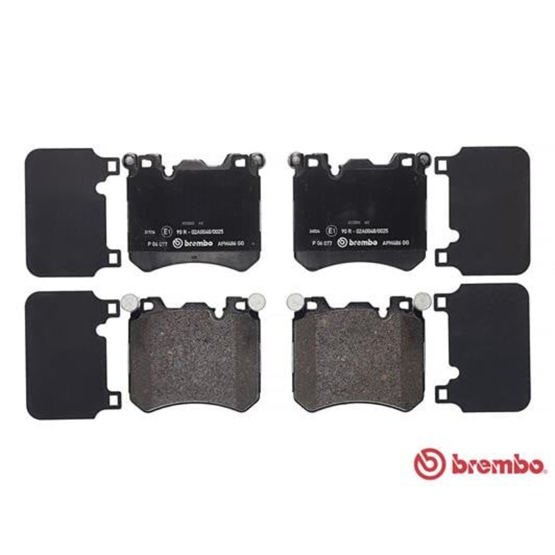 Brembo P06077 Original Replacement LOW-MET Brake Pad Set