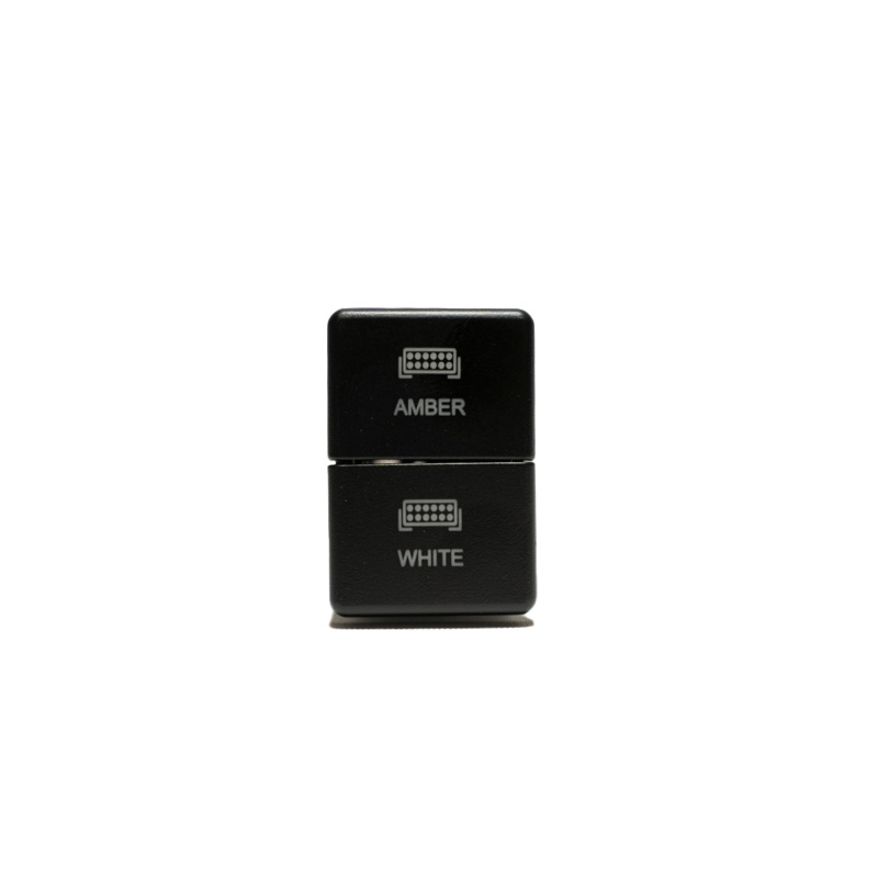 Dual Function Toyota OEM Style "AMBER & WHITE" Switch Small Style