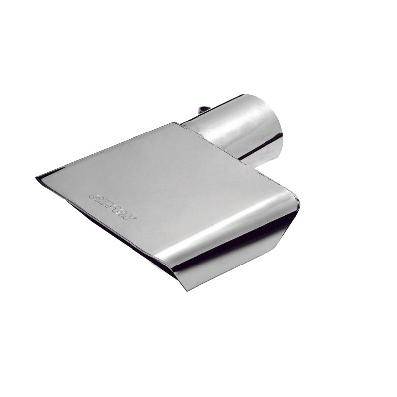 Gibson Rectangle Sport Tip - Left - 6x2.75in OD/2.5in Inlet/6in Length - Stainless