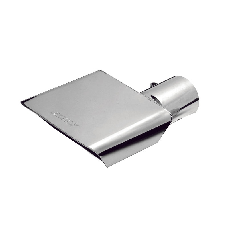 Gibson Rectangle Sport Tip - Right - 6x2.75in OD/2.5in Inlet/6in Length - Stainless
