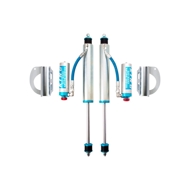 King Shocks 89-97 Toyota Land Cruiser 80 Front 2.5 Dia Remote Res Shock for 3-5in Lift w/Adj (Pair)