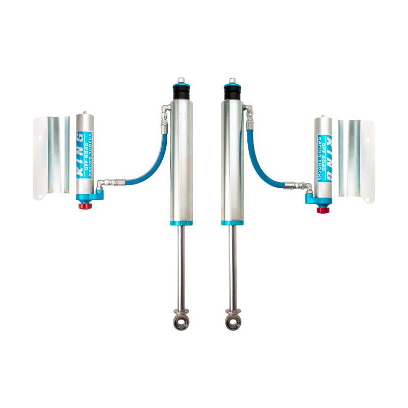 King Shocks 89-97 Toyota Land Cruiser 80 Rear 2.5 Dia Remote Res Shock 3-5in Lift w/Adjuster (Pair)