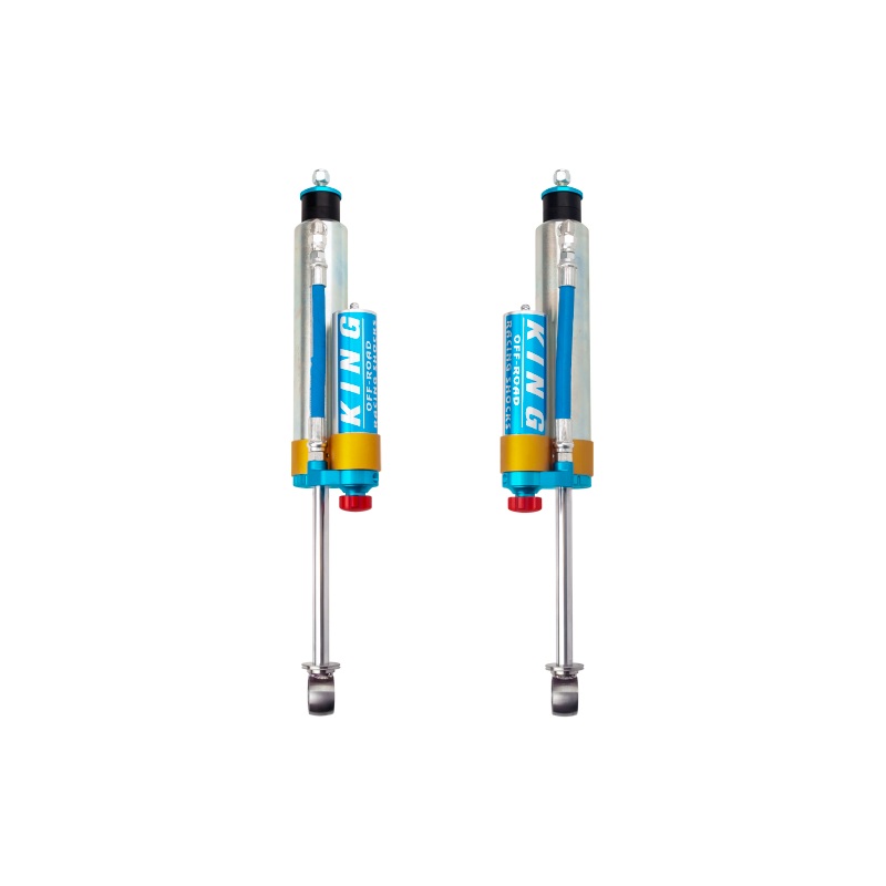 King Shocks 96-02 Toyota 4Runner Rear 2.5 Dia Piggy Hose Reservoir w/Adjuster (Pair)
