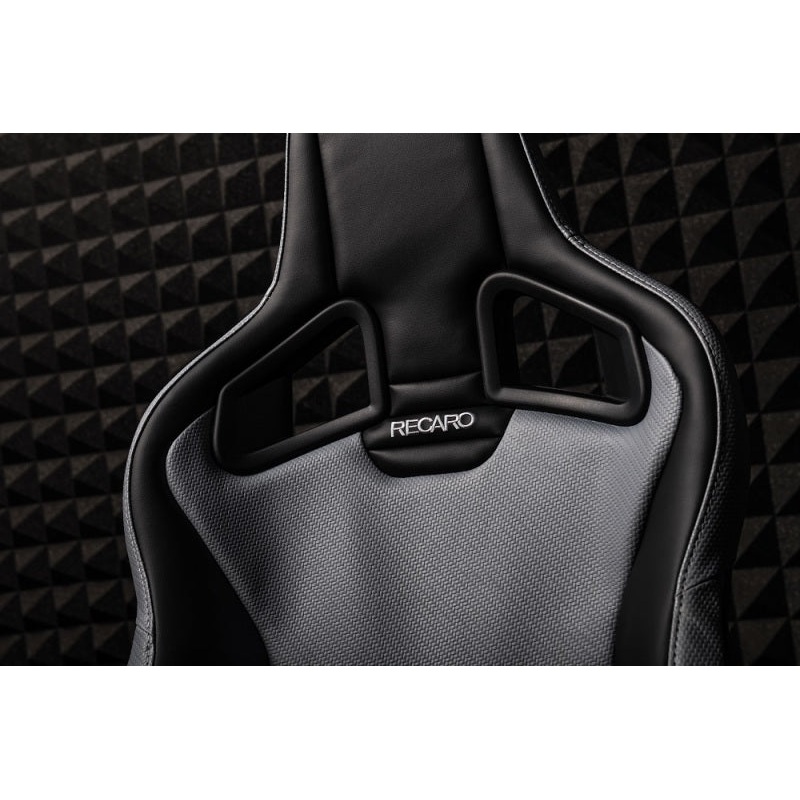 Recaro Cross Sportster ORV Driver Seat - Black Vinyl/Grey Vinyl