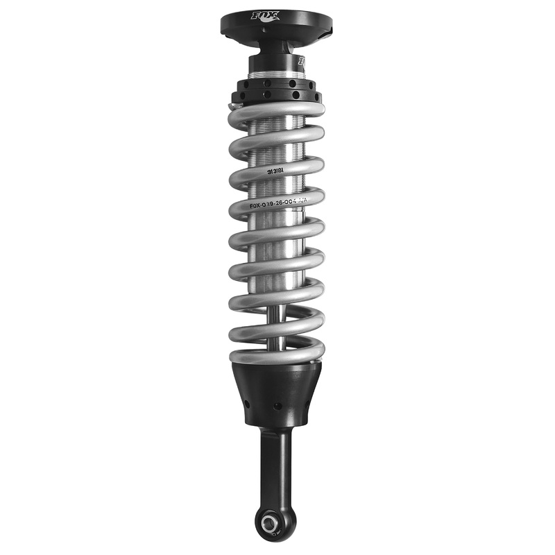 Fox 2005 Tacoma 2.5 Factory Series 4.61in. IFP Coilover Shock Set - Black/Zinc