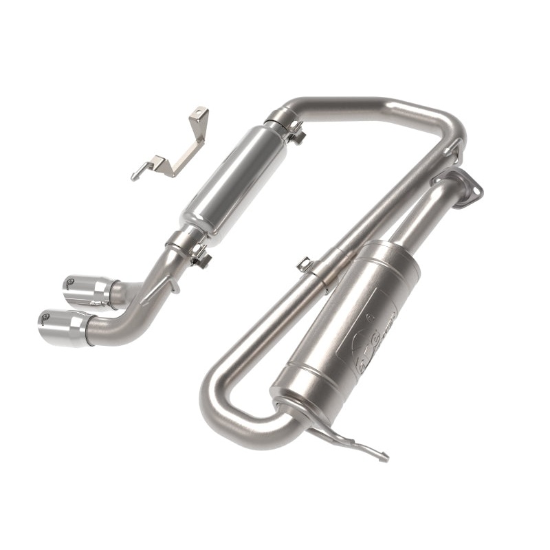 aFe 18-21 Suzuki Jimny Takeda 2-1/4in. 304 SS Cat-Back Exhaust w/ Polished Tip