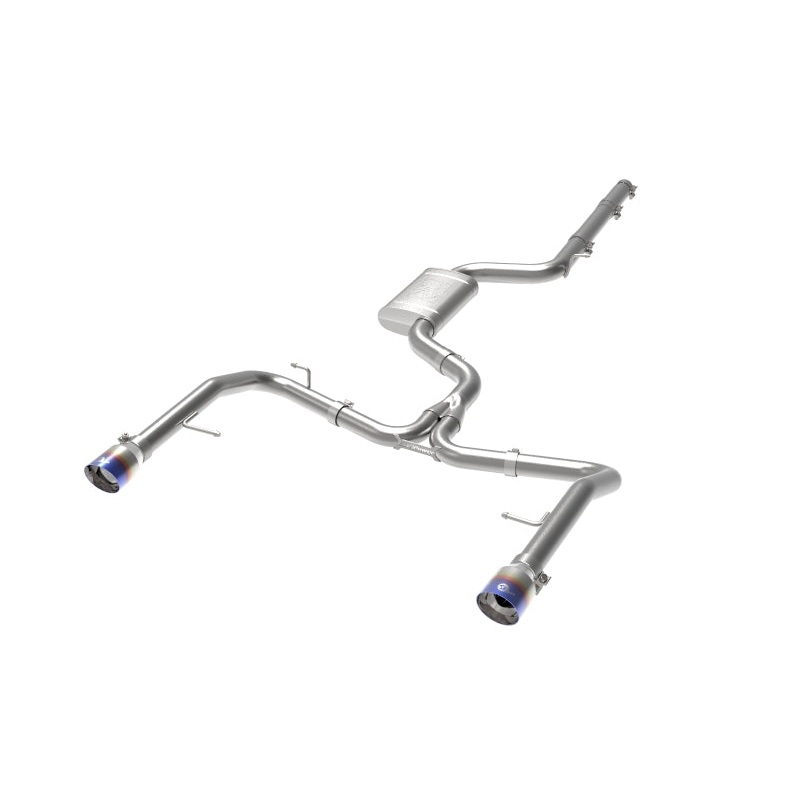 afe 19-21 VW Jetta GLI (MKVII) L4-2.0L (t) MACH Force-Xp 304 SS Cat-Back Exhaust System Blue Tips