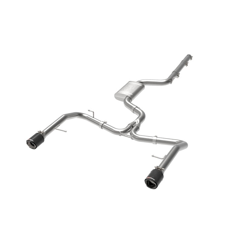afe 19-21 VW Jetta GLI (MKVII) L4-2.0L (t) MACH Force-Xp 304 SS Cat-Back Exhaust System Carbon Tips
