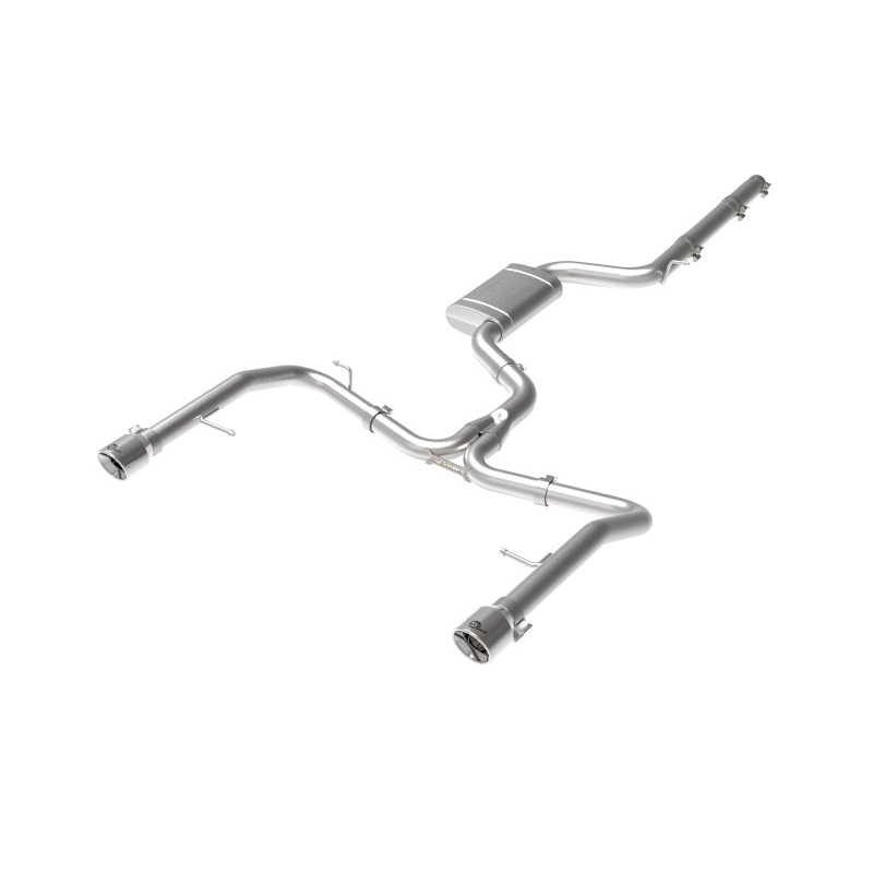 afe 19-21 VW Jetta GLI (MKVII) L4-2.0L (t) MACH Force-Xp 304 SS Cat-Back Exhaust System Polished Tip