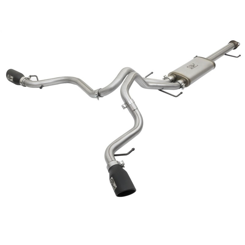 aFe MACH Force-Xp 3in - 2.5in SS Cat-Back Dual Exhaust w/Black Tips 07-14 Toyota FJ Cruiser 4.0L
