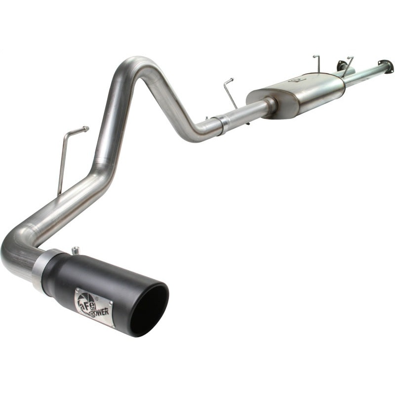 aFe MACHForce XP Exhaust Cat-Back SS-409 07-09 Toyota Tundra V8-5.7L w/ Black Tip