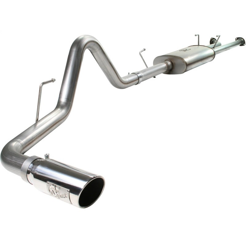 aFe MACHForce XP Exhaust Cat-Back SS-409 07-09 Toyota Tundra V8-5.7L w/ Polished Tip