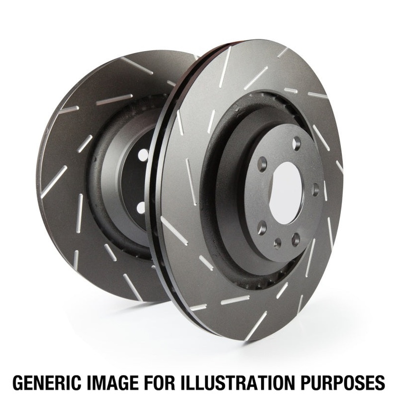 EBC 84-92 Rover Mini 1.0 USR Slotted Front Rotors