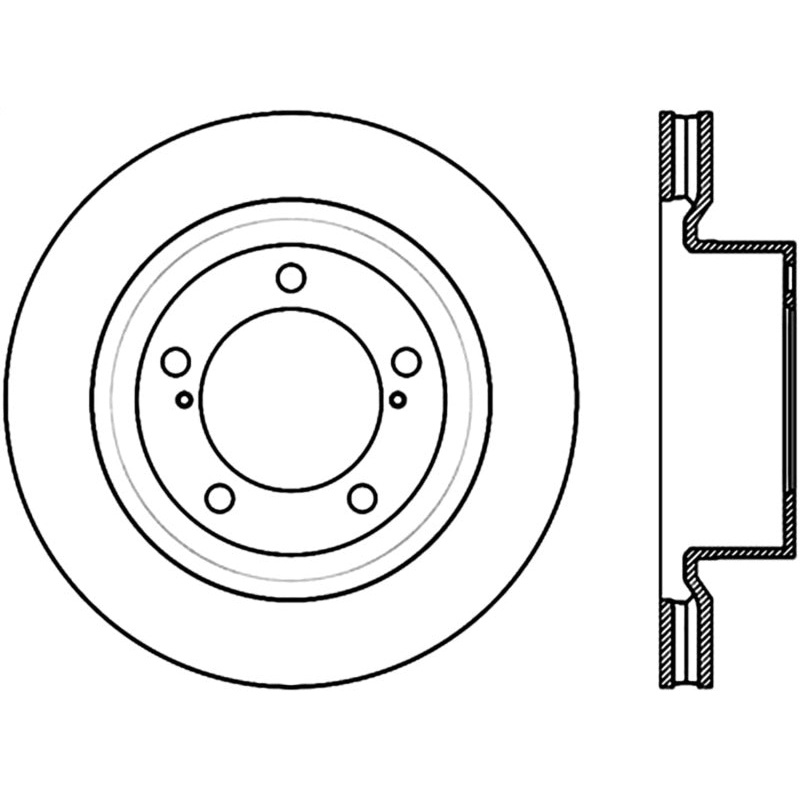 Stoptech Performance Brake Rotor 13-15 Toyota Sequoia/Tundra