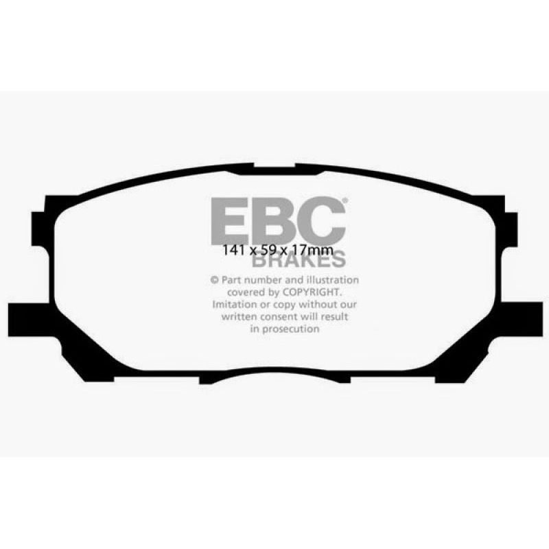 EBC 04-07 Lexus RX330 3.3 Ultimax2 Front Brake Pads