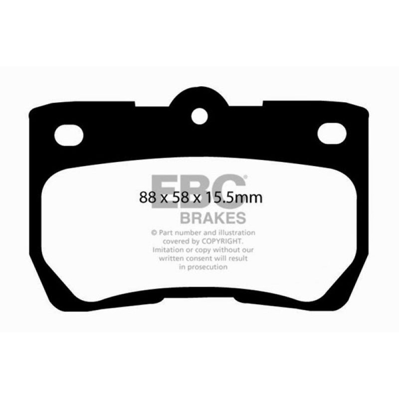 EBC 06-07 Lexus GS300 3.0 Ultimax2 Rear Brake Pads