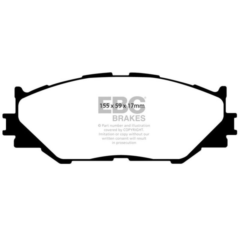 EBC 06-08 Lexus IS250 2.5 Ultimax2 Front Brake Pads