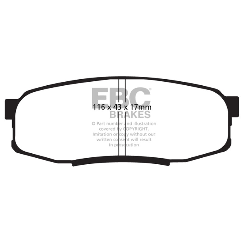 EBC 08+ Lexus LX570 5.7 Ultimax2 Rear Brake Pads