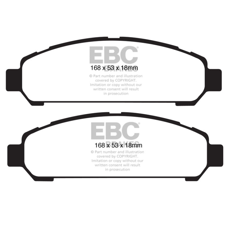 EBC 08+ Toyota Venza 2.7 Ultimax2 Front Brake Pads