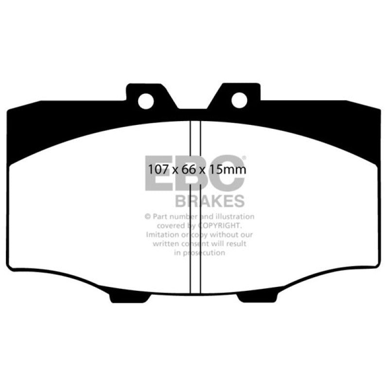 EBC 84-88 Toyota 4 Runner 2.4 Ultimax2 Front Brake Pads