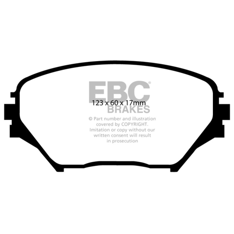 EBC 01-03 Toyota RAV 4 2.0 Ultimax2 Front Brake Pads