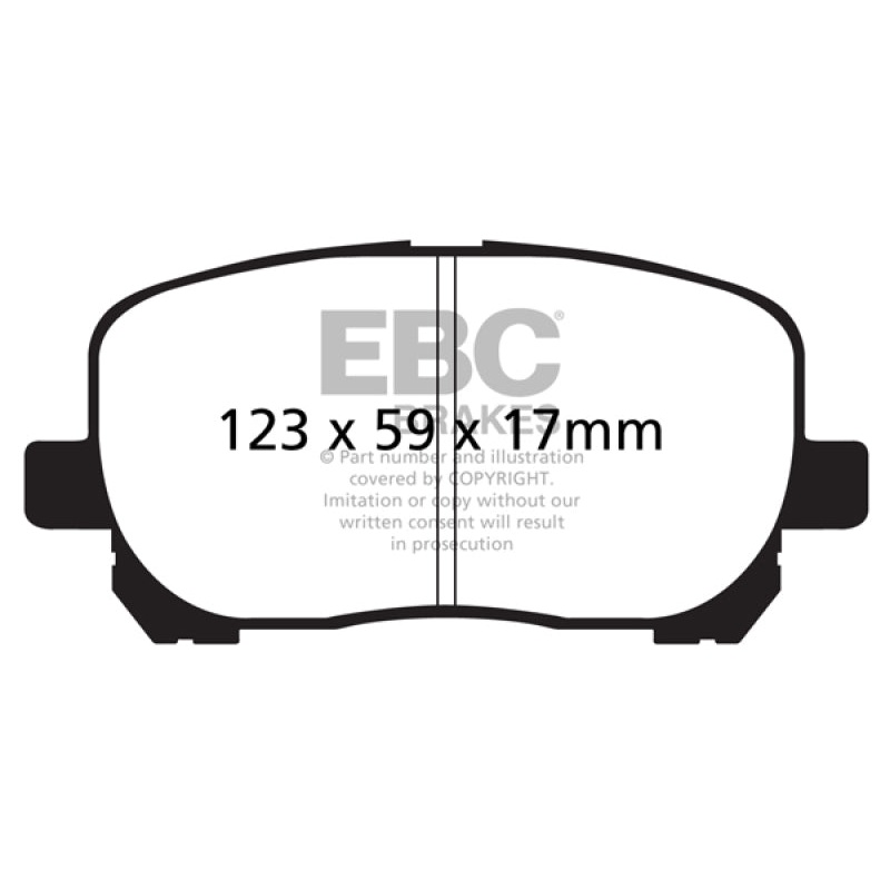 EBC 02-08 Pontiac Vibe 1.8 Ultimax2 Front Brake Pads