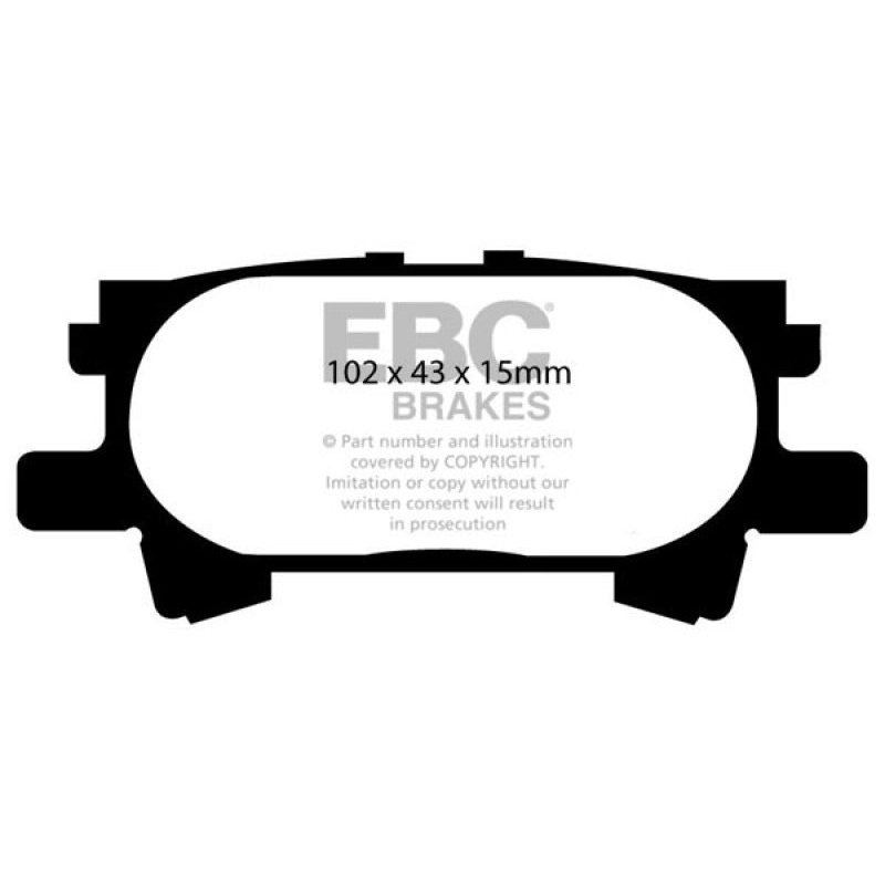 EBC 04-07 Lexus RX330 3.3 Ultimax2 Rear Brake Pads