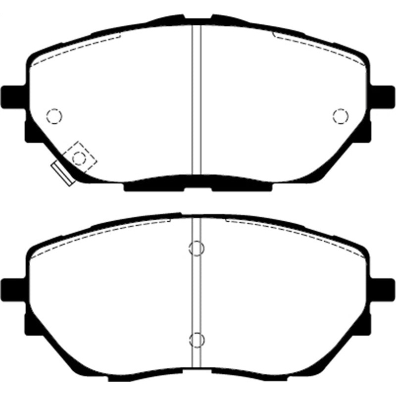 EBC 17+ Toyota C-HR 2.0L Ultimax Front Brake Pads