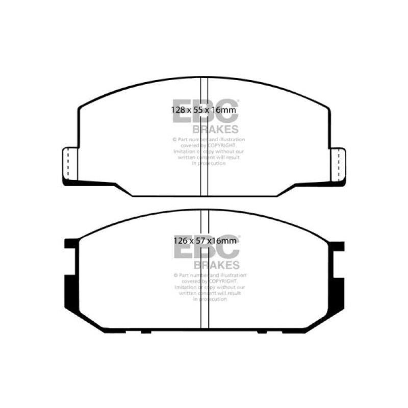EBC 82-85 Toyota Celica 2.0L Ultimax Front Brake Pads