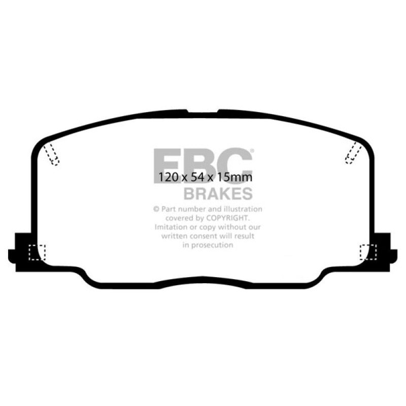 EBC 90-91 Lexus ES250 2.5 Ultimax2 Front Brake Pads