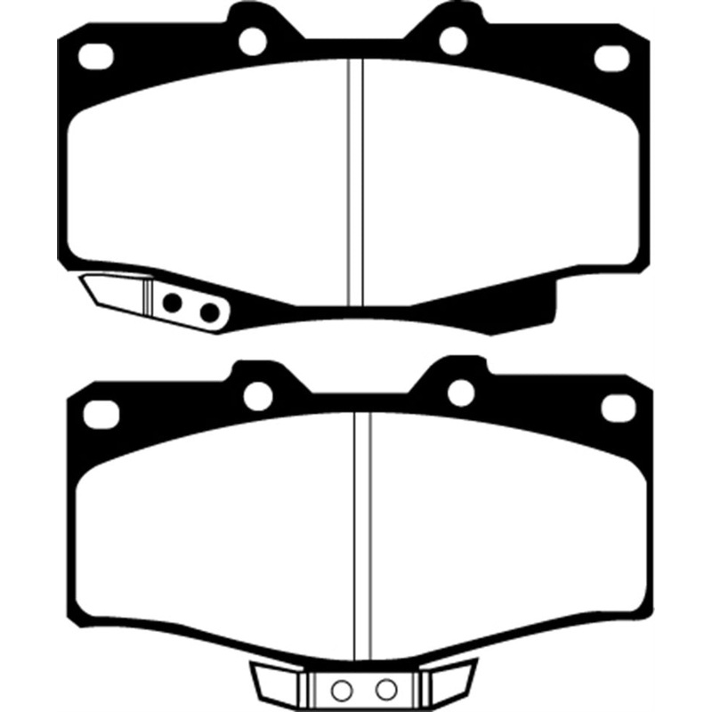 EBC 90-91 Toyota 4 Runner 2.4 Ultimax2 Front Brake Pads