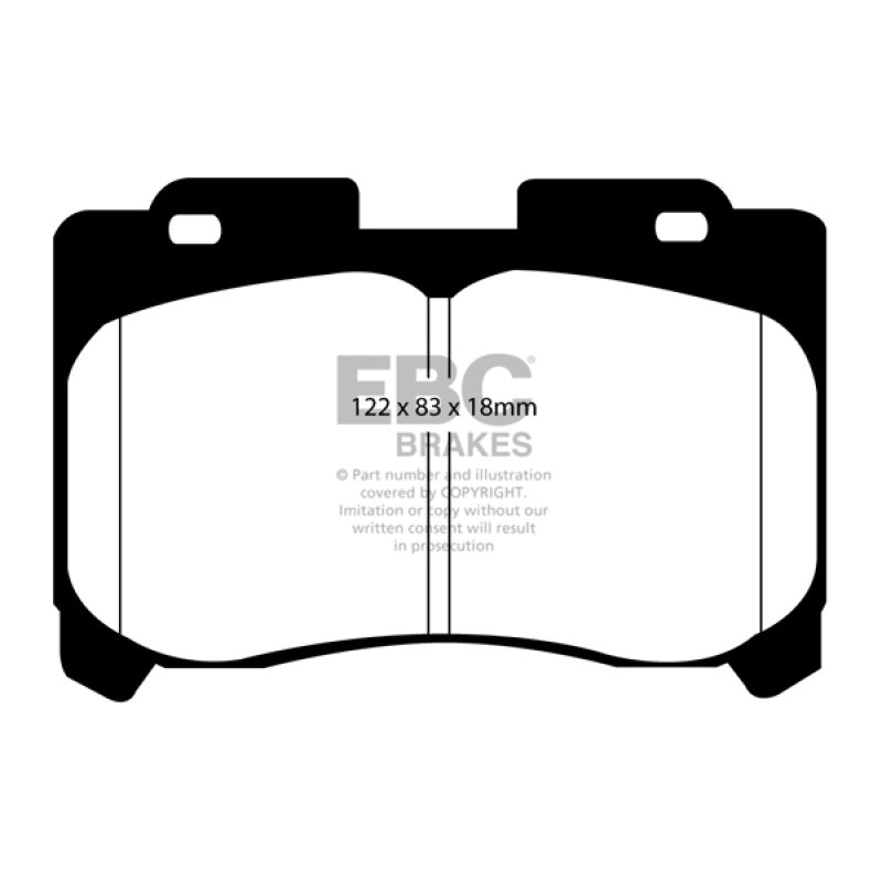 EBC 93-98 Toyota Supra 3.0 Twin Turbo Ultimax2 Front Brake Pads