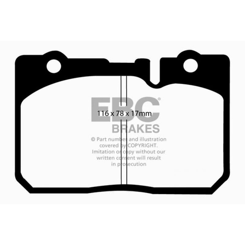 EBC 95-00 Lexus LS400 4.0 Ultimax2 Front Brake Pads