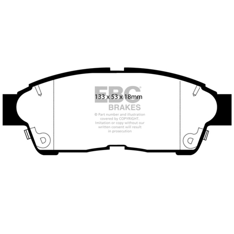 EBC 96-2000 Toyota Rav4 2.0L Ultimax2 Front Brake Pads