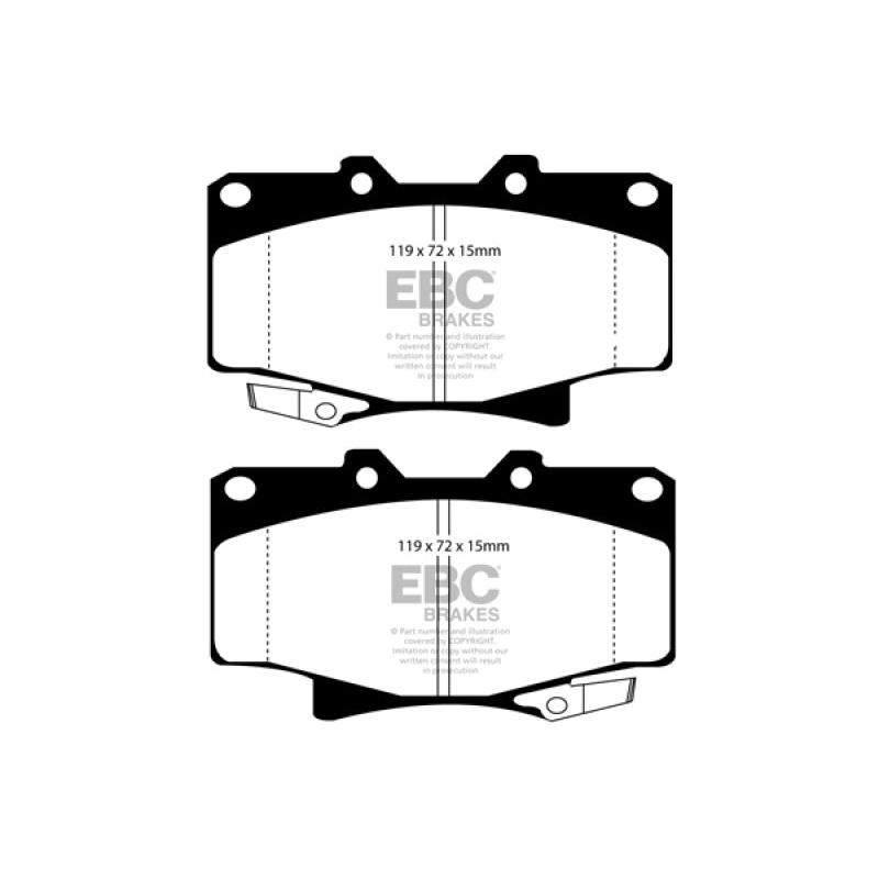 EBC 96-97 Lexus LX450 4.5 Ultimax2 Front Brake Pads