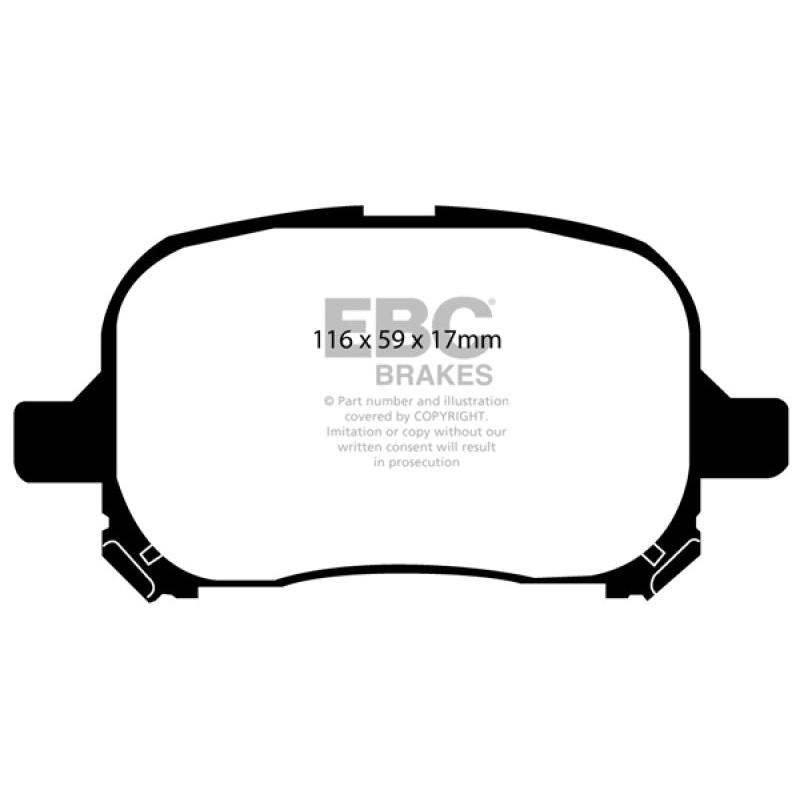 EBC 97-99 Lexus ES300 3.0 Ultimax2 Front Brake Pads