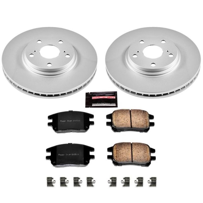 Power Stop 02-03 Lexus RX300 Front Z17 Evolution Geomet Coated Brake Kit