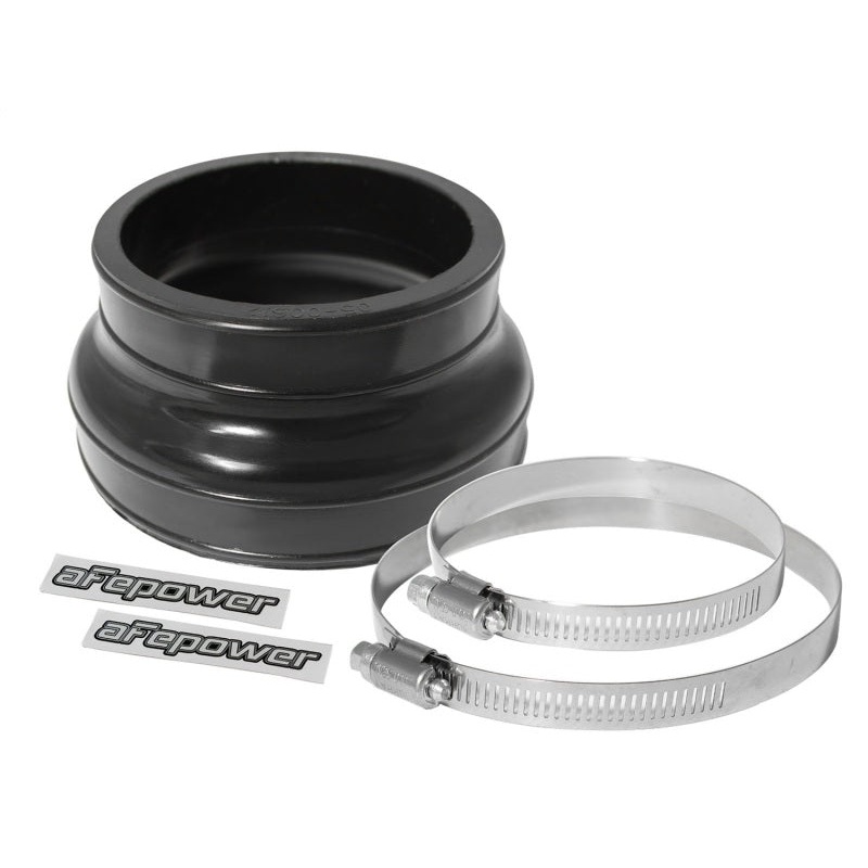 aFe Magnum FORCE CAI Univ. (4-1/4in ID to 3-1/2in ID x 2-1/2in L) Straight Reducing Coupler - Black
