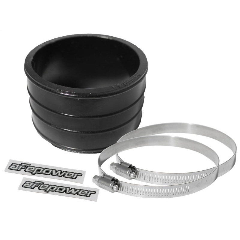 aFe Magnum FORCE Cold Air Intake System Spare Parts Kit (3in ID x 2in L) Straight Coupler - Black